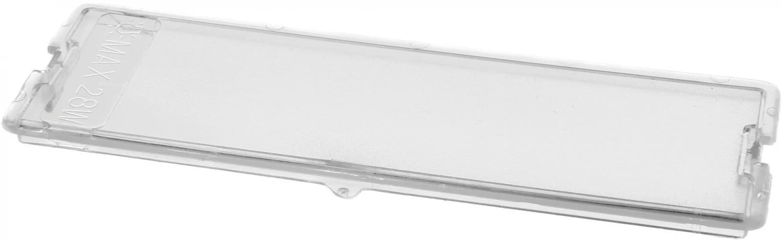 Krytka osvetlenia 157 x 53 mm / 15,7 x 5,3 cm do odsávača pár Bosch Siemens (00628381)
