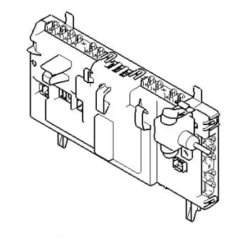 Naprogramovaný výkonový modul k sušičke prádla Bosch Siemens (BSH00634283)