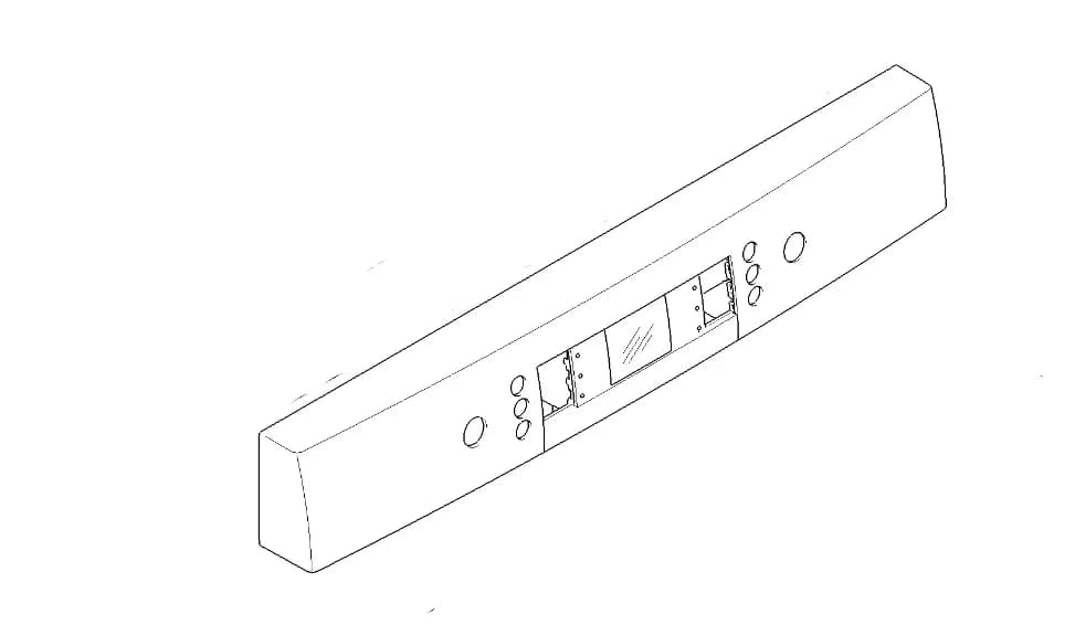 Panel k umývačke riadu BSH00741402 Bosch Siemens – predný ovládací panel (00741402)
