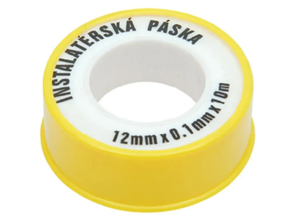 Unipak Páska teflónová Maxitape pre vodu, kúrenie a vzduch 12 x 0,1 mm / 10 m (-200°C až +180°C)