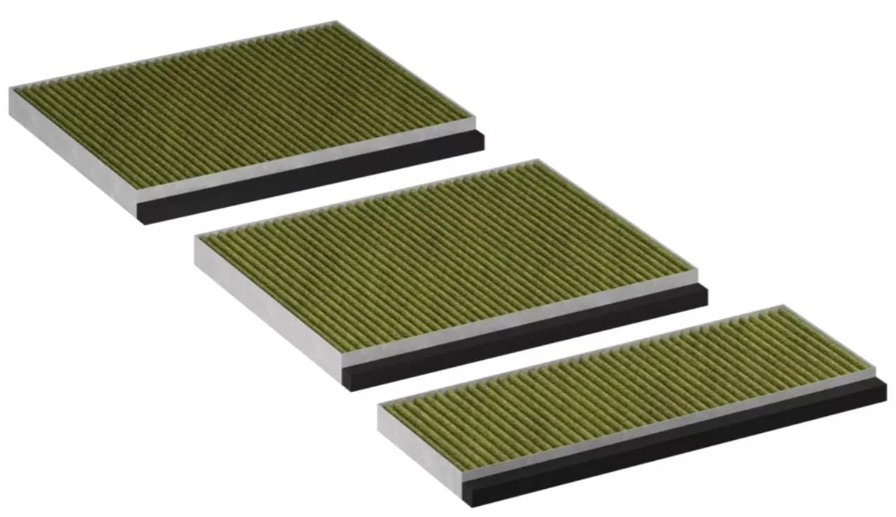 Súprava 3 ks CleanAir Plus uhlíkové filtre do odsávača pár Bosch Siemens (DWZ1BK1B6, 17008032)