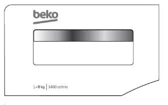 Čelo násypky pracích prostriedkov do práčok Beko Blomberg – 2449809228