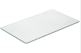 Sklenená polica 490 x 368 x 3,2 mm / 49 x 36,8 x 0,32 cm do chladničky Beko Blomberg – 4657041100