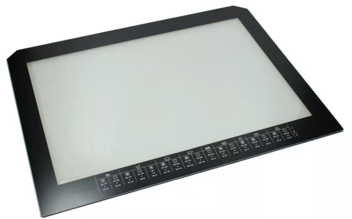 Vonkajšie sklo dverí k mikrovlnnej rúre 592 x 325 mm AEG Electrolux Zanussi (5551184046)