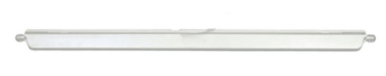 Zadná lišta 450 mm / 45 cm vrchnej sklenenej police do chladničky Liebherr – 7412766