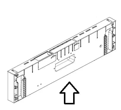 Ovládací panel 440mm / 44cm do umývačiek riadu AEG Electrolux Zanussi (8581902250902)