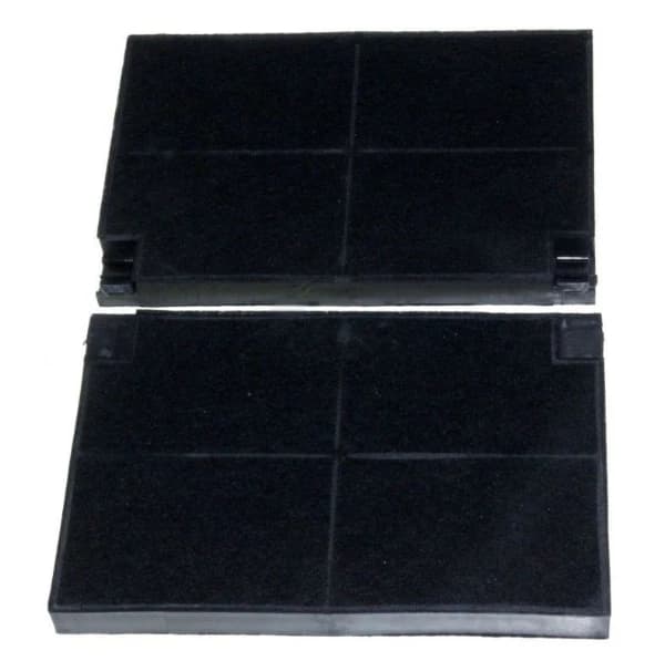 2 ks uhlíkový filter 225x155x25mm C00043058 – pre odsávače pár Whirlpool, Indesit