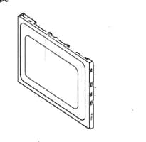 Kompletné dvere do mikrovlnnej rúry Whirlpool Indesit – C00269367 (482000086402)