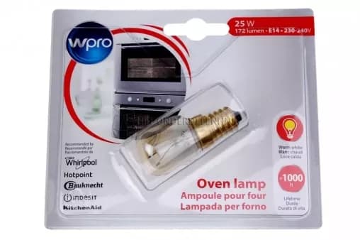 Žiarovka do rúry Whirlpool Indesit C00863215 E14 25W – originálny diel