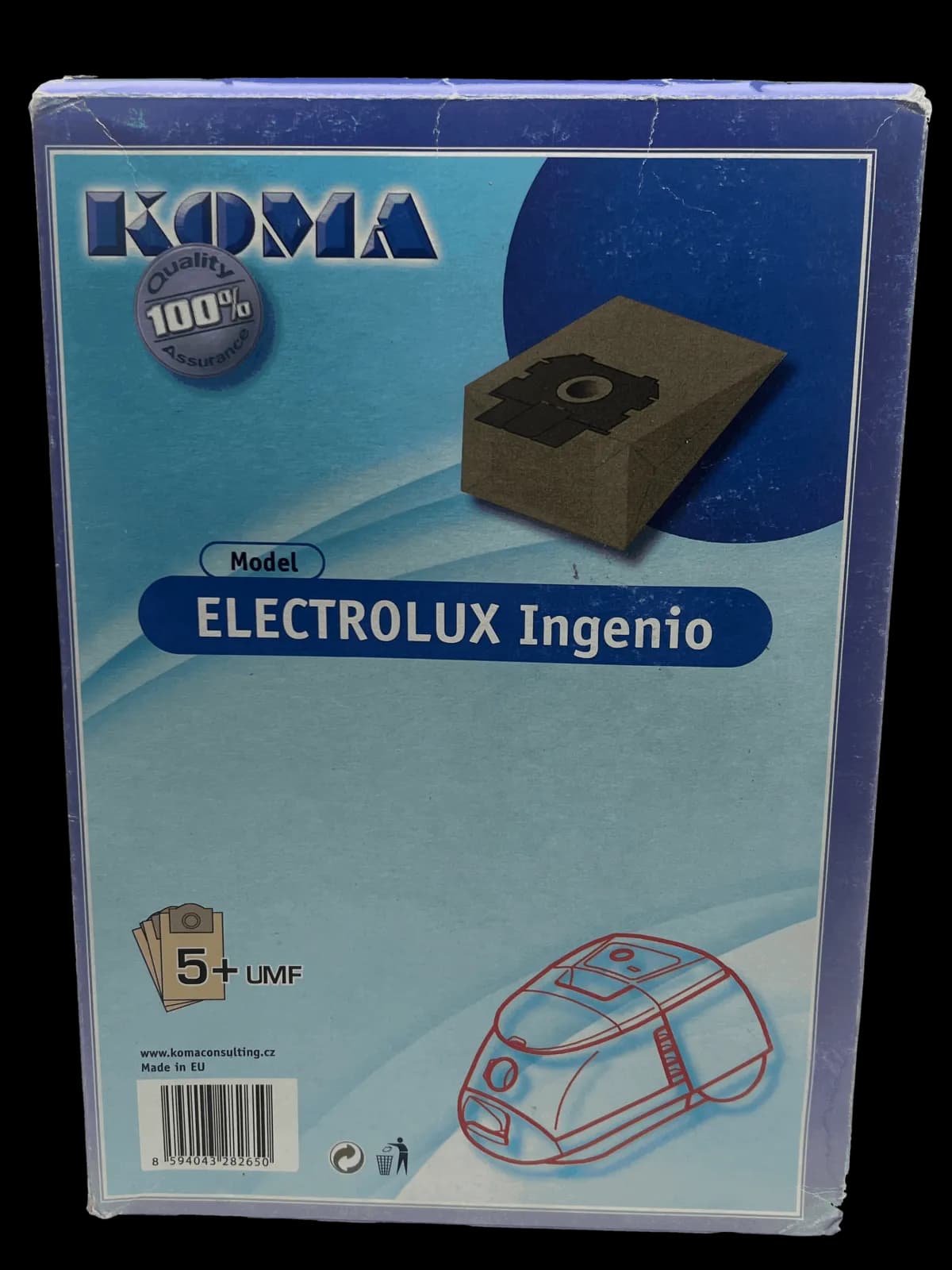 Vrecká do vysávača Electrolux Ingenio papierové KOMA EX05P (8594043282650)