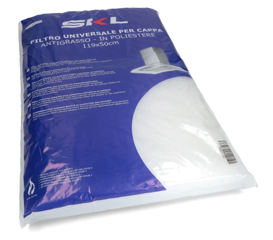 Alternatívny polyesterový tukový filter 1190 × 500 mm do odsávačov pár AEG Electrolux Zanussi (9029795334)