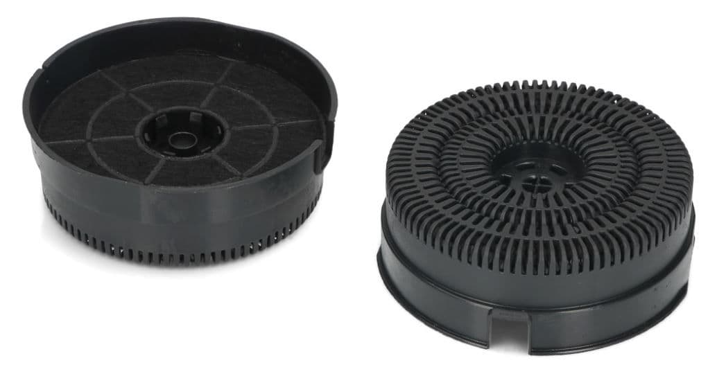 Filter uhlíkový k odsávaču pár Ø 143 mm C00384666 – 2 ks pre Whirlpool / Indesit / Brandt / Elica / Samsung