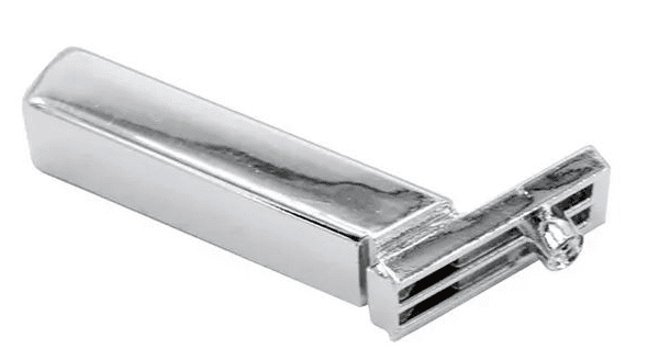 Ľavý držiak skla GOR293294 pre odsávače pár Gorenje Mora