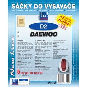 D 2 VRECKO DO VYSÁVAČA JOLLY – univerzálne výmenné vrecká pre širokú radu domácich vysávačov