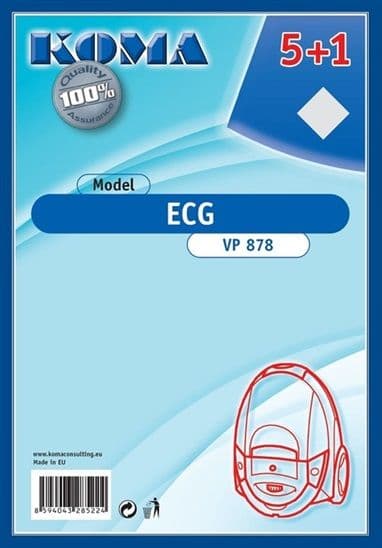Vrecká k vysávaču Koma EC04S - ECG VP 878 SMS