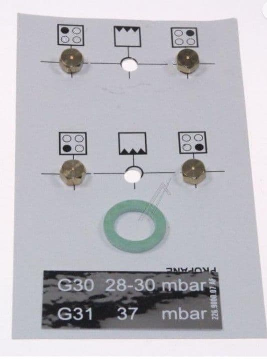 Sada PB trysiek do varnej dosky Beko / Blomberg - 4431100189