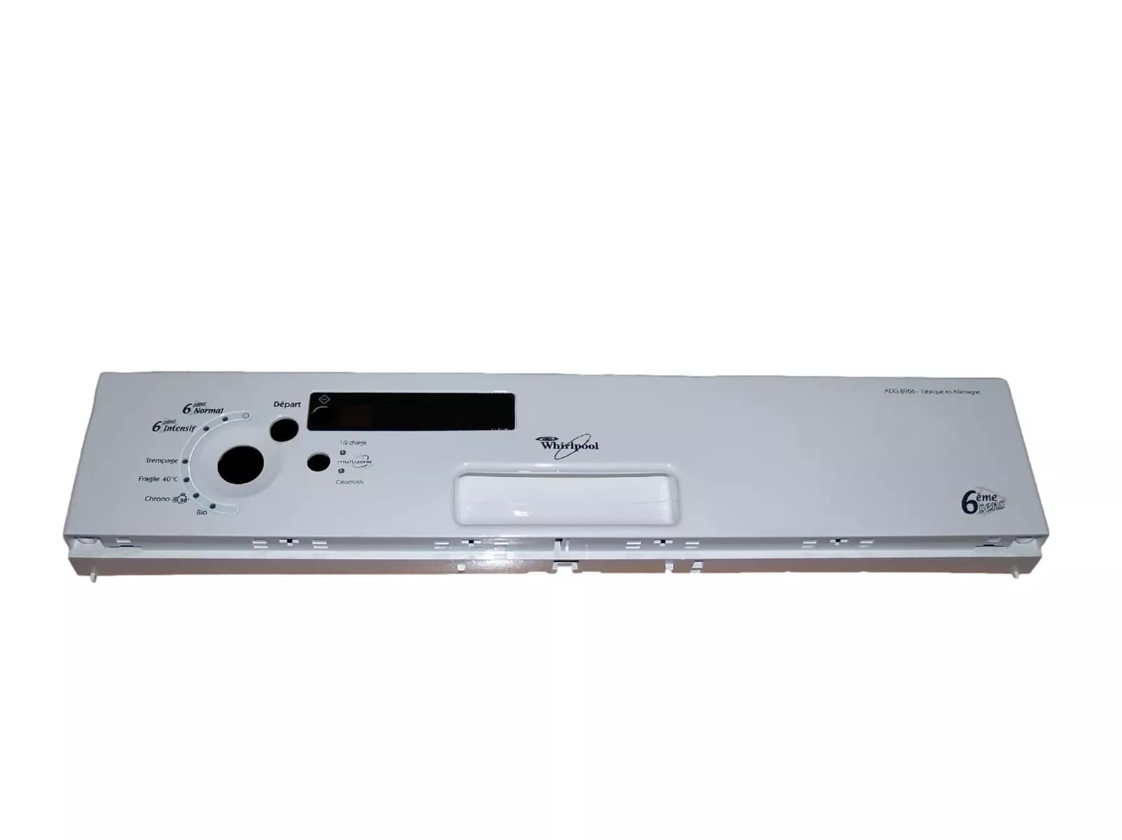 Panel ovládací (biela farba) umývačiek riadu Whirlpool Indesit – 481245371538