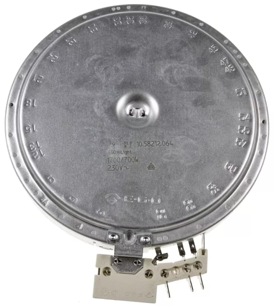 Platňa keramická dvojzóna, 200 mm / 1700 W a 130 mm / 700 W do varných dosiek AEG Electrolux Zanussi (140057327011)