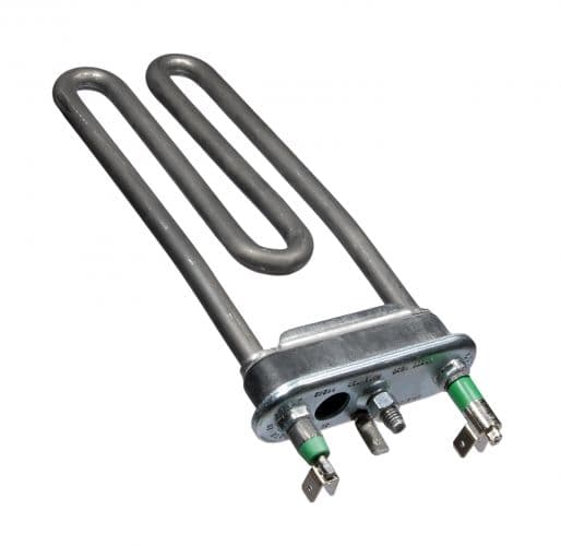 Vykurovacie teleso 195 x 65 mm / 19,5 x 6,5 cm do práčok – Whirlpool Indesit Ariston Bosch Siemens – C00081837