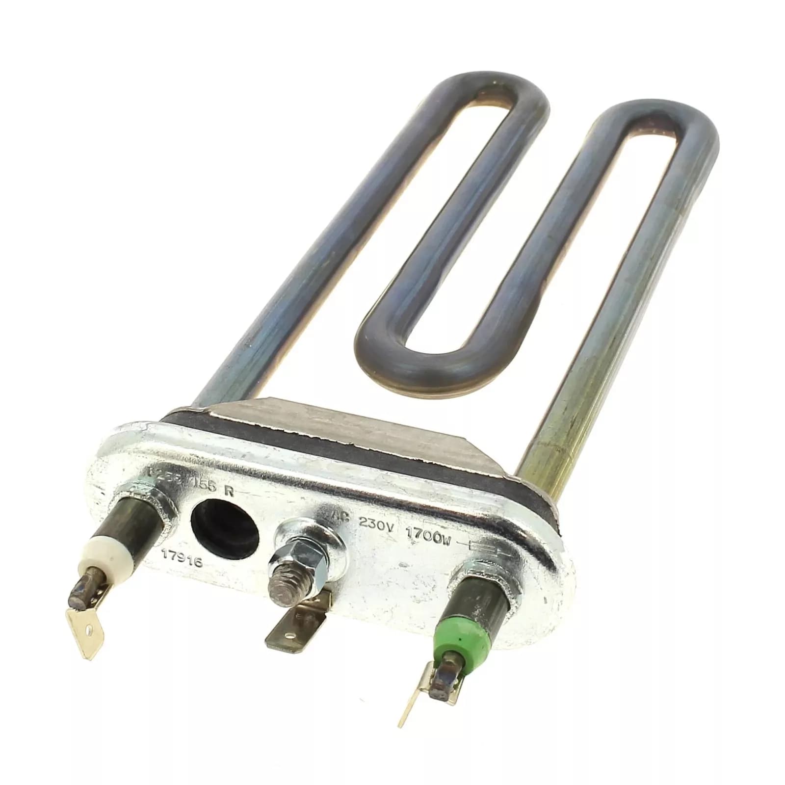 Teleso vykurovacie 200 × 65 mm / 20 × 6,5 cm do práčok Whirlpool Indesit Ariston (C00110148)