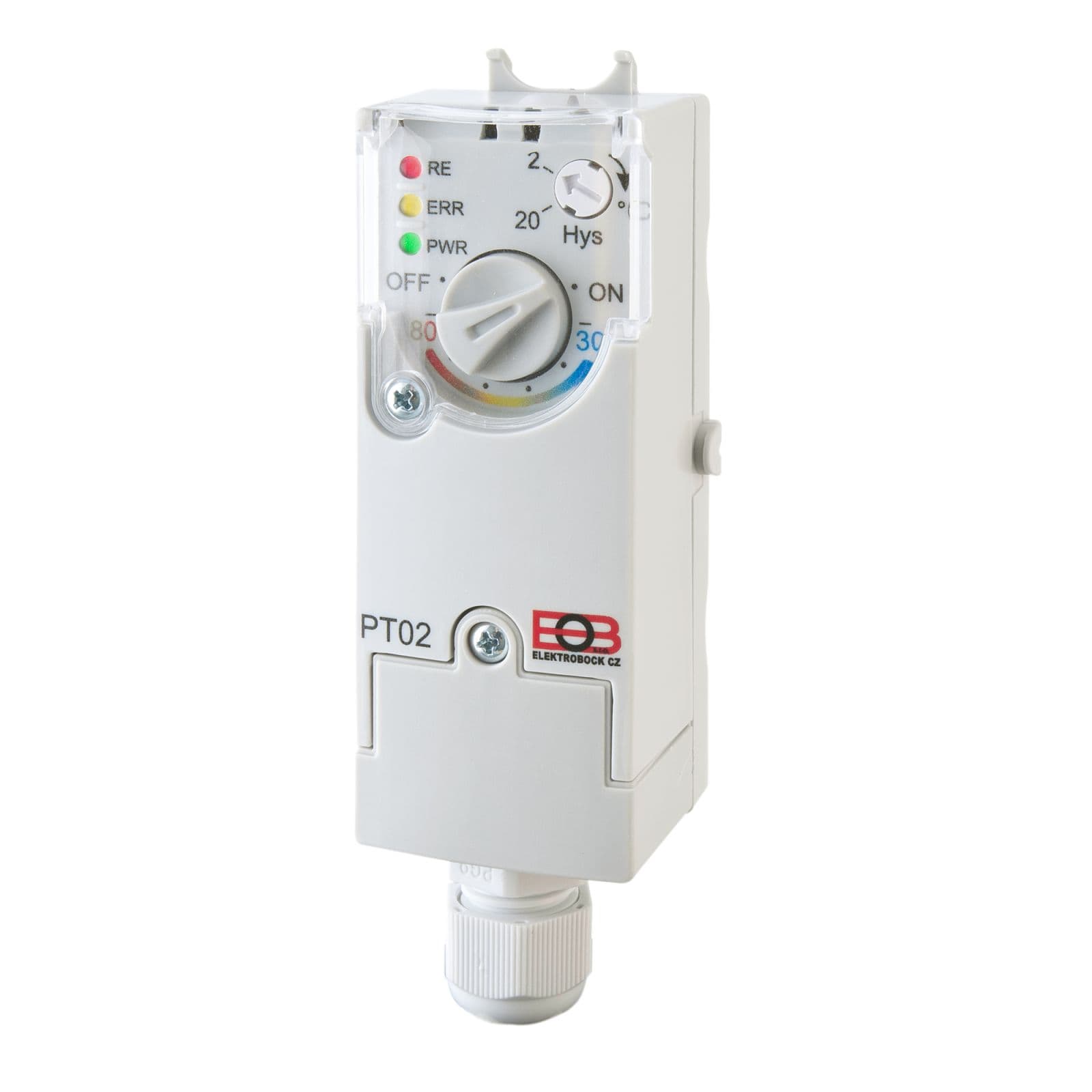 ELEKTROBOCK Elektronický príložný termostat PT02