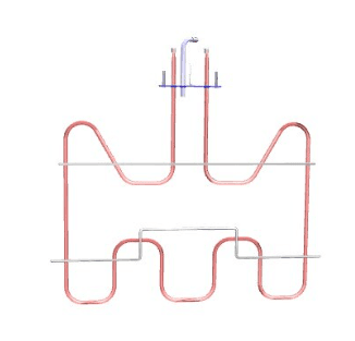 Vrchné vykurovacie teleso do rúry AEG Electrolux Zanussi (140048298016)