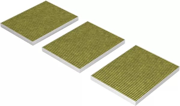 Sada uhlíkových filtrov BSH17004041 / LZ21JXB16 – Bosch Siemens – 3 ks (290 x 234 x 21 mm)