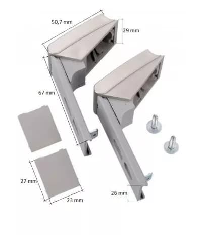 Set na opravu madla dverí do chladničky Liebherr – 959018000