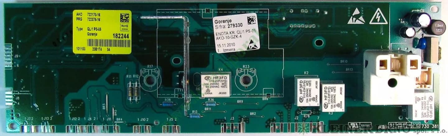 Originálny elektronický modul Gorenje Mora (279330) k práčkam – vrátane softvéru