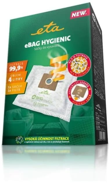 Vrecká do vysávača ETA eBag Hygienic 960068010