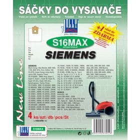 S 16 MAX VRECKO do vysávača JOLLY – univerzálna náhrada pre Siemens/Bosch radu VS 6