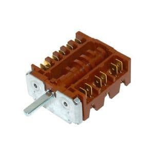 Prepínač funkcií rúry na pečenie 6+0 pozícií C00013413 Whirlpool Indesit Ariston