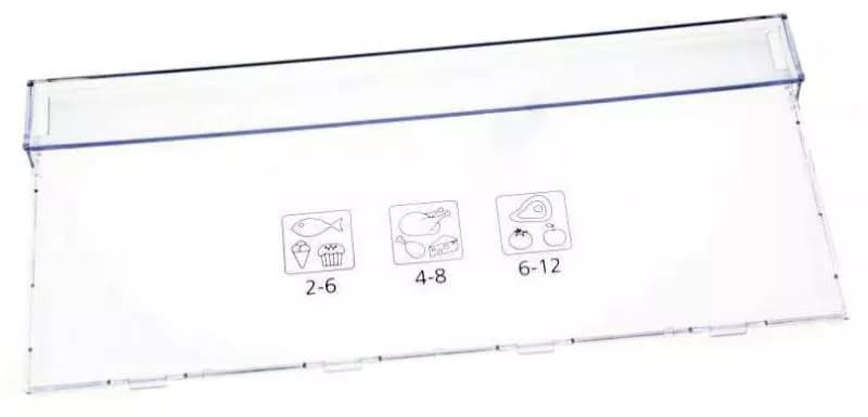 Čelo koša k mrazničke Beko/Blomberg 4636510100 (panel 444x189 mm)