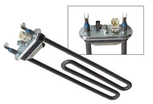 Vykurovacie teleso s NTC čidlom 250 x 65 mm do práčok Bosch Siemens AEG Electrolux Zanussi (1325064218)